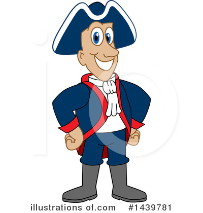 Patriot Mascot Clipart #1439781 by Mascot Junction