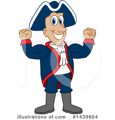 Patriot Mascot Clipart #1439804 by Mascot Junction