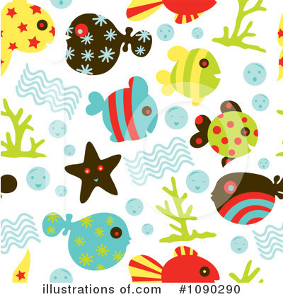 Blowfish Clipart #1090290 by Cherie Reve
