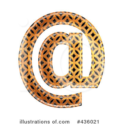 Patterned Orange Symbol Clipart #436021 by chrisroll