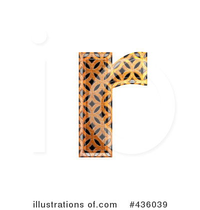 Royalty-Free (RF) Patterned Orange Symbol Clipart Illustration by chrisroll - Stock Sample #436039