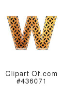 Patterned Orange Symbol Clipart #436071 by chrisroll