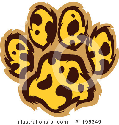 Leopard Clipart #1196349 by Chromaco