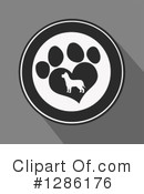 Paw Print Clipart #1286176 by Hit Toon