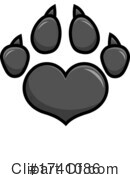 Paw Print Clipart #1741086 by Hit Toon