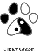 Paw Print Clipart #1741995 by Hit Toon