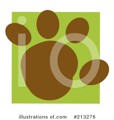 Pawprints Clipart #213276 by Hit Toon