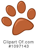 Paw Prints Clipart #1097143 by Hit Toon