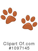 Paw Prints Clipart #1097145 by Hit Toon