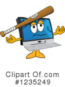 Pc Computer Mascot Clipart #1235249 by Mascot Junction