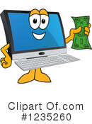 Pc Computer Mascot Clipart #1235260 by Mascot Junction