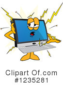 Pc Computer Mascot Clipart #1235281 by Mascot Junction