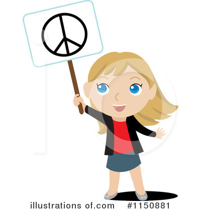 Royalty-Free (RF) Peace Clipart Illustration by Rosie Piter - Stock Sample #1150881