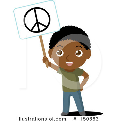 Royalty-Free (RF) Peace Clipart Illustration by Rosie Piter - Stock Sample #1150883