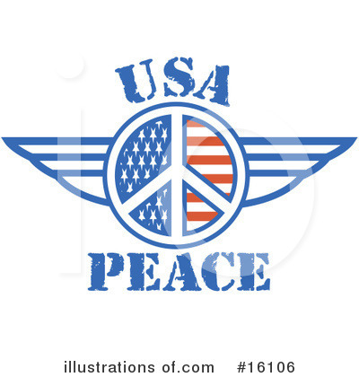Royalty-Free (RF) Peace Clipart Illustration by Andy Nortnik - Stock Sample #16106