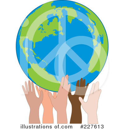 Royalty-Free (RF) Peace Clipart Illustration by Maria Bell - Stock Sample #227613