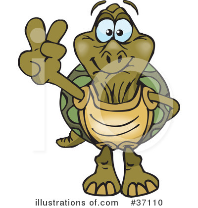 Turtle Clipart #37110 by Dennis Holmes Designs