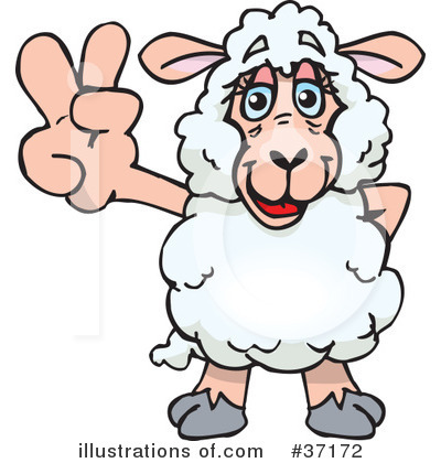 Lamb Clipart #37172 by Dennis Holmes Designs
