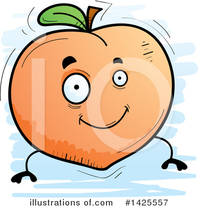 Peach Clipart #1425557 by Cory Thoman