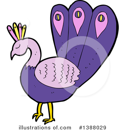 Royalty-Free (RF) Peacock Clipart Illustration by lineartestpilot - Stock Sample #1388029