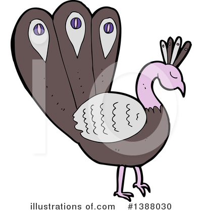 Royalty-Free (RF) Peacock Clipart Illustration by lineartestpilot - Stock Sample #1388030