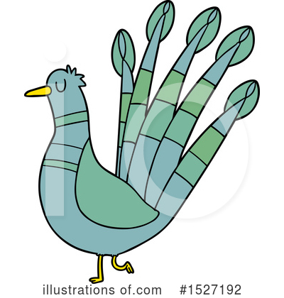 Royalty-Free (RF) Peacock Clipart Illustration by lineartestpilot - Stock Sample #1527192