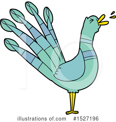 Peacock Clipart #1527196 by lineartestpilot