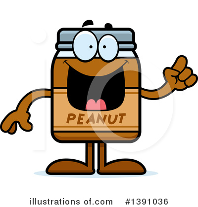 Royalty-Free (RF) Peanut Butter Mascot Clipart Illustration by Cory Thoman - Stock Sample #1391036