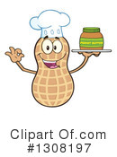 Peanut Character Clipart #1308197 by Hit Toon