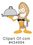 Peanut Character Clipart #434994 by Mascot Junction