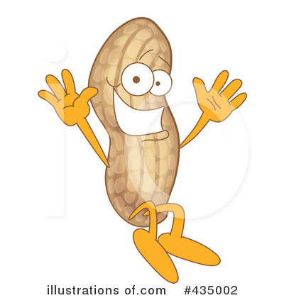 Peanut Character Clipart #435002 by Mascot Junction
