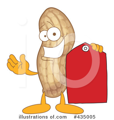 Peanut Character Clipart #435005 by Mascot Junction