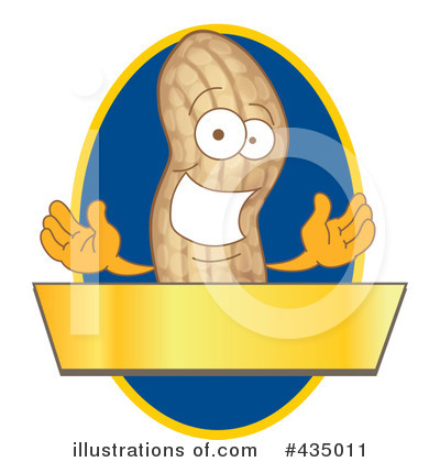 Peanut Character Clipart #435011 by Mascot Junction