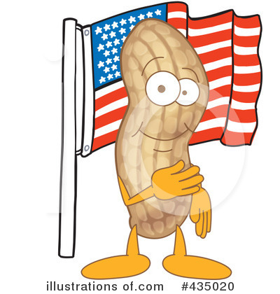 Peanut Character Clipart #435020 by Mascot Junction
