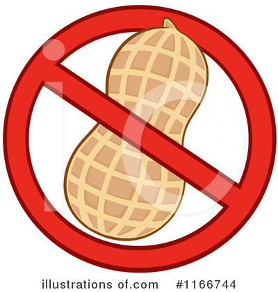 Royalty-Free (RF) Peanut Clipart Illustration by Hit Toon - Stock Sample #1166744