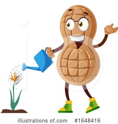 Royalty-Free (RF) Peanut Clipart Illustration by Morphart Creations - Stock Sample #1648416