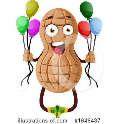 Royalty-Free (RF) Peanut Clipart Illustration by Morphart Creations - Stock Sample #1648437