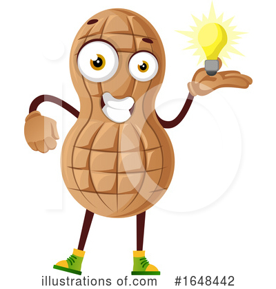 Royalty-Free (RF) Peanut Clipart Illustration by Morphart Creations - Stock Sample #1648442