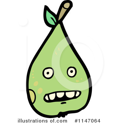 Royalty-Free (RF) Pear Clipart Illustration by lineartestpilot - Stock Sample #1147064
