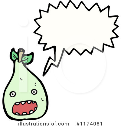 Royalty-Free (RF) Pear Clipart Illustration by lineartestpilot - Stock Sample #1174061