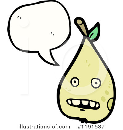 Royalty-Free (RF) Pear Clipart Illustration by lineartestpilot - Stock Sample #1191537