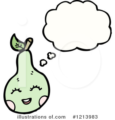 Royalty-Free (RF) Pear Clipart Illustration by lineartestpilot - Stock Sample #1213983