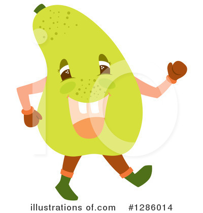 Fruit Characters Clipart #1286014 by Cherie Reve