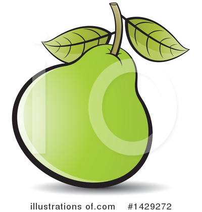 Pear Clipart #1429272 by Lal Perera