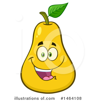 Royalty-Free (RF) Pear Clipart Illustration by Hit Toon - Stock Sample #1464108
