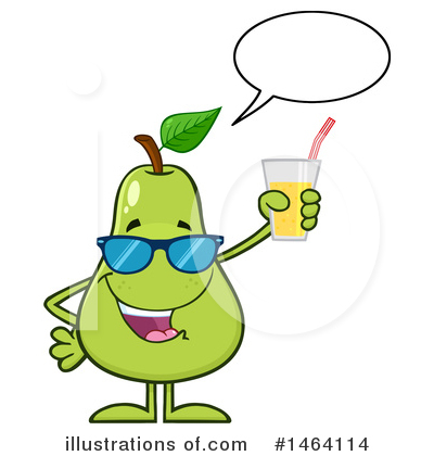 Royalty-Free (RF) Pear Clipart Illustration by Hit Toon - Stock Sample #1464114