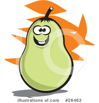 Pears Clipart #26463 by David Rey