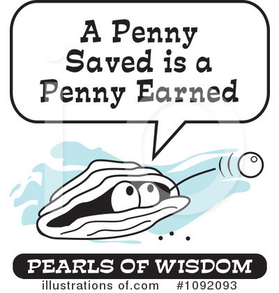 Pearl Of Wisdom Clipart #1092093 by Johnny Sajem