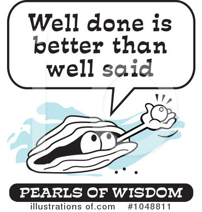 Pearl Of Wisdom Clipart #1048811 by Johnny Sajem