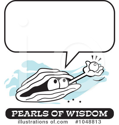 Pearl Of Wisdom Clipart #1048813 by Johnny Sajem